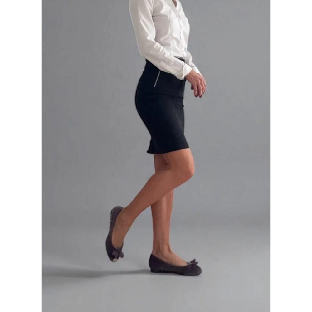 Diesel Black Gold Women’s Pencil Skirt Zipper Green Strech Made In Italy Size 25